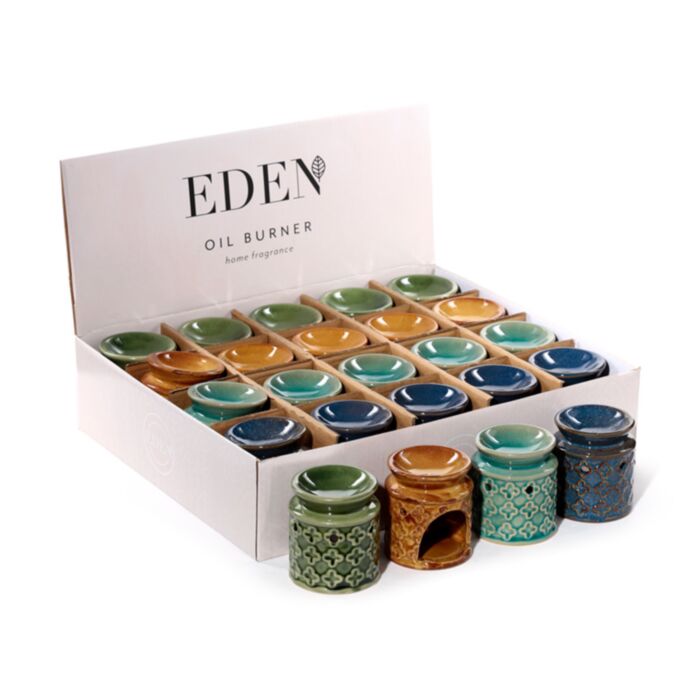 Eden Duftlampe mit einfachem Blumen-Motiv klein