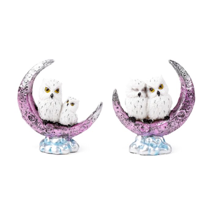 Wise Old Magical Owl Alte, weise, magische Eule Mondsichel 