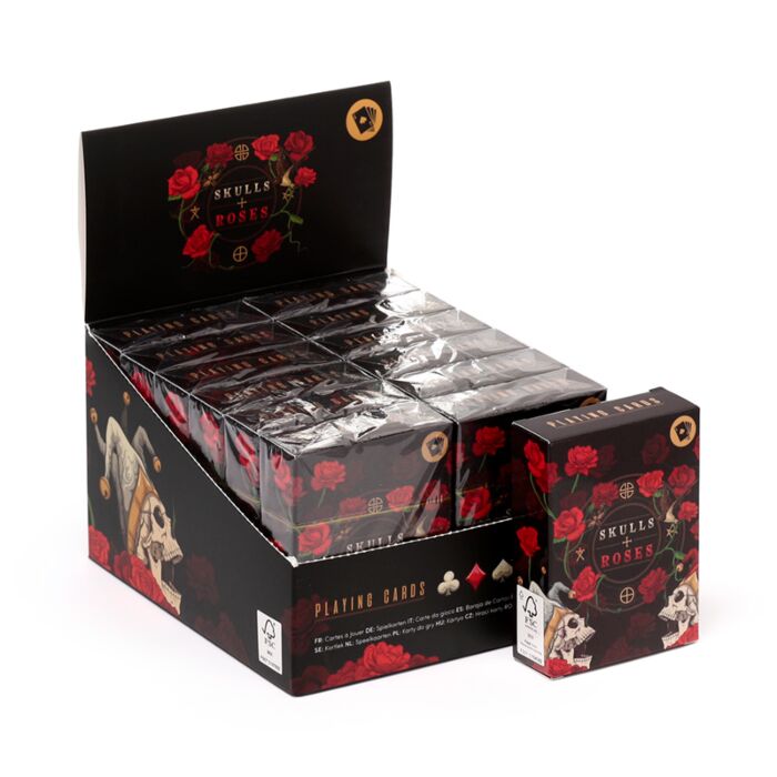 Skulls and Roses Totenkopf Standard-Spielkartendeck