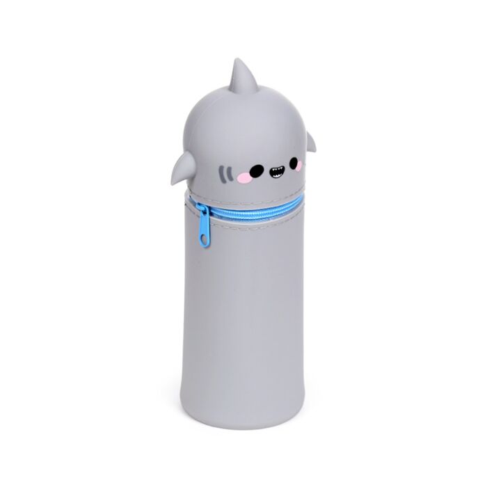 Adoramals Archie the Shark Hai Aufrechte Silikon-Federmappe