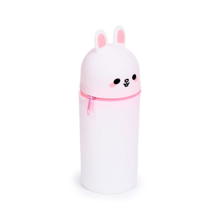 Adoramals Frances the Rabbit Hase Aufrechte Silikon-Federmappe
