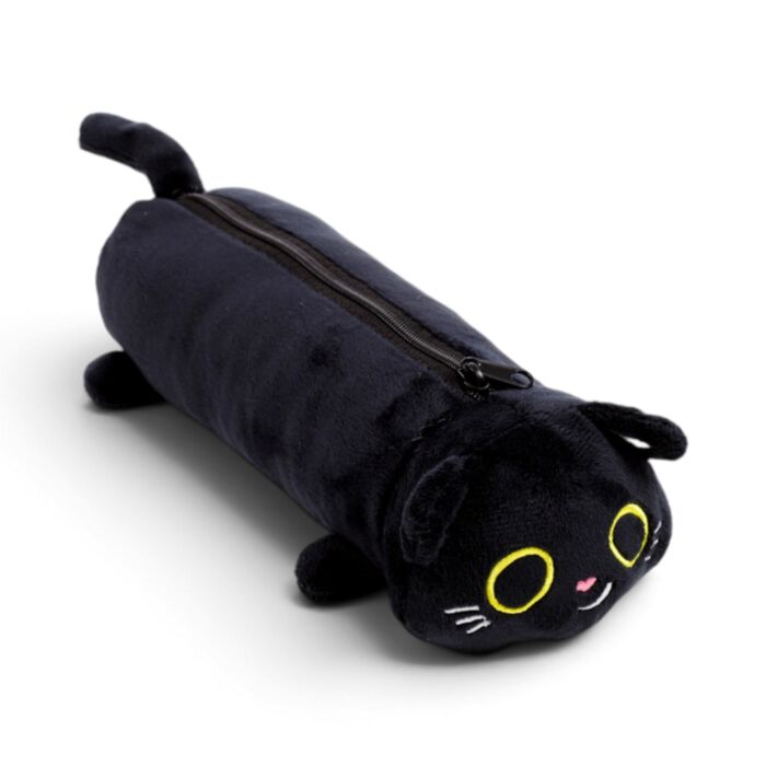 Lucky the Black Cat Katze Plüsch-Federmappe