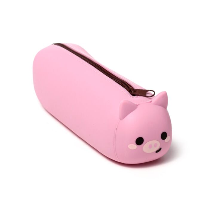Adoramals Schwein Silikon-Federmappe