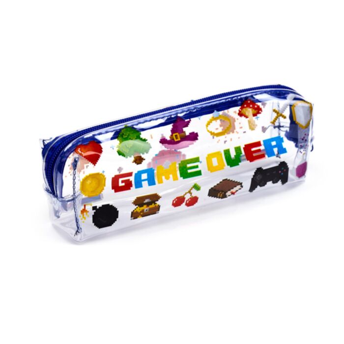 Game Over Durchsichtige Federmappe