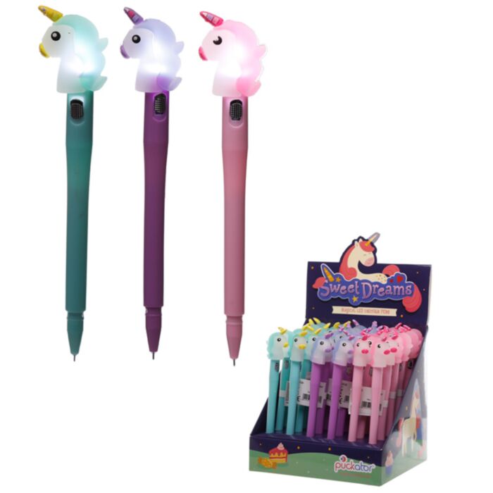 Sweet Dreams LED Einhorn Fineliner Kugelschreiber