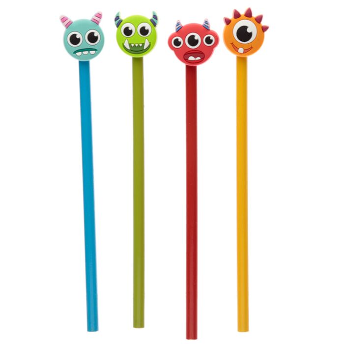Monstarz Monster Bleistift mit PVC-Topper