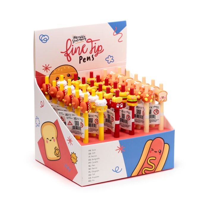 Foodiemals Fast Food Fineliner Kugelschreiber