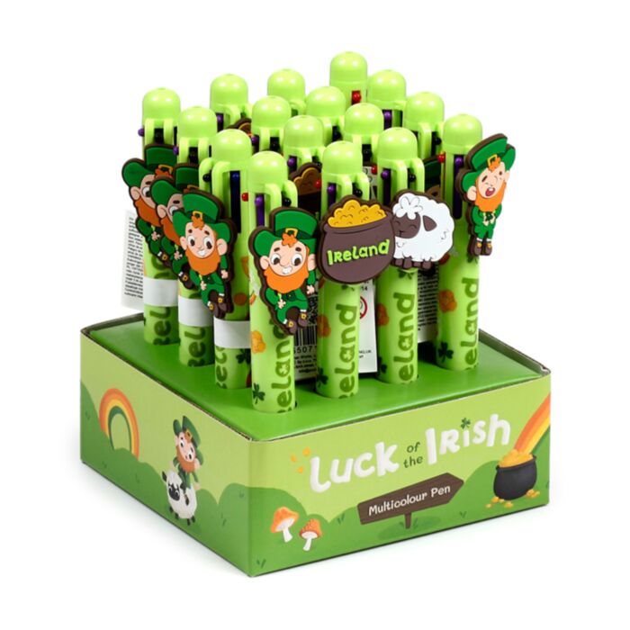 Luck of the Irish Irland Mehrfarbiger Kugelschreiber (6 Farben)
