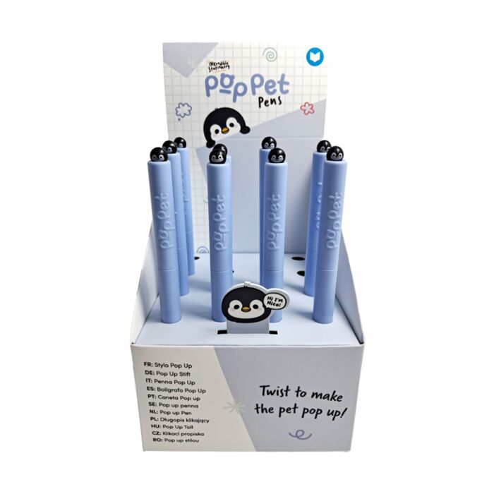 Adoramals Wild Pinguin Twist Pop Pet Stift