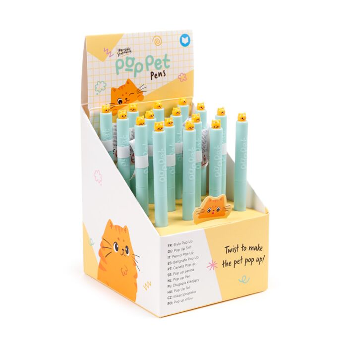Beans & Co Cats Katzen Twist Pop Pet Stift