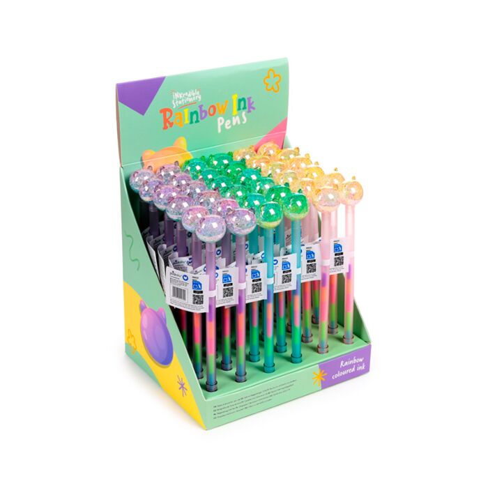 Katze Kugelschreiber mit Regenbogentinte