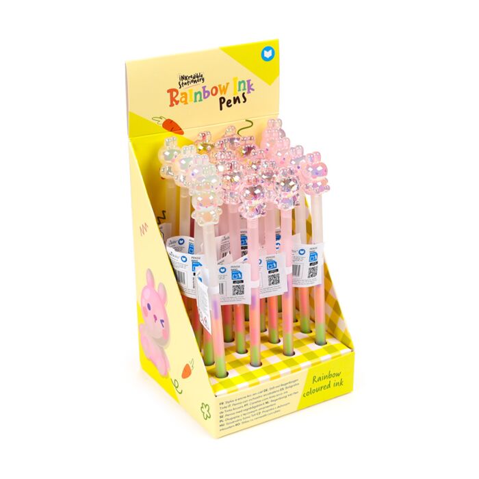 Springtime Frühling Hasen Kugelschreiber mit Regenbogentinte