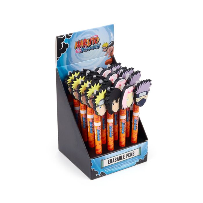 Inkredible Naruto Anime Radierbarer Kugelschreiber mit PVC-Topper