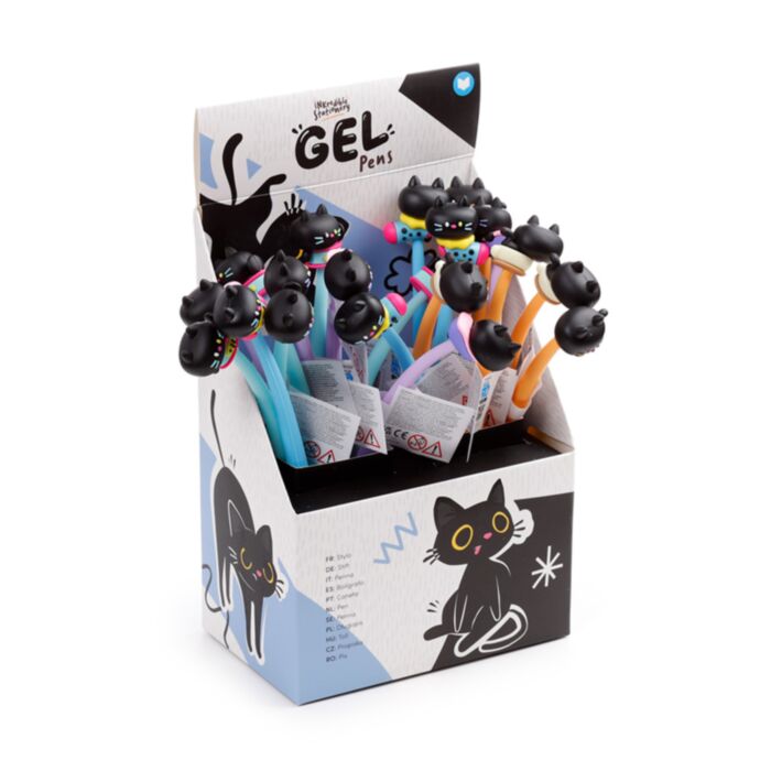 Lucky the Black Cat Schwarze Katze Feinspitzenstift