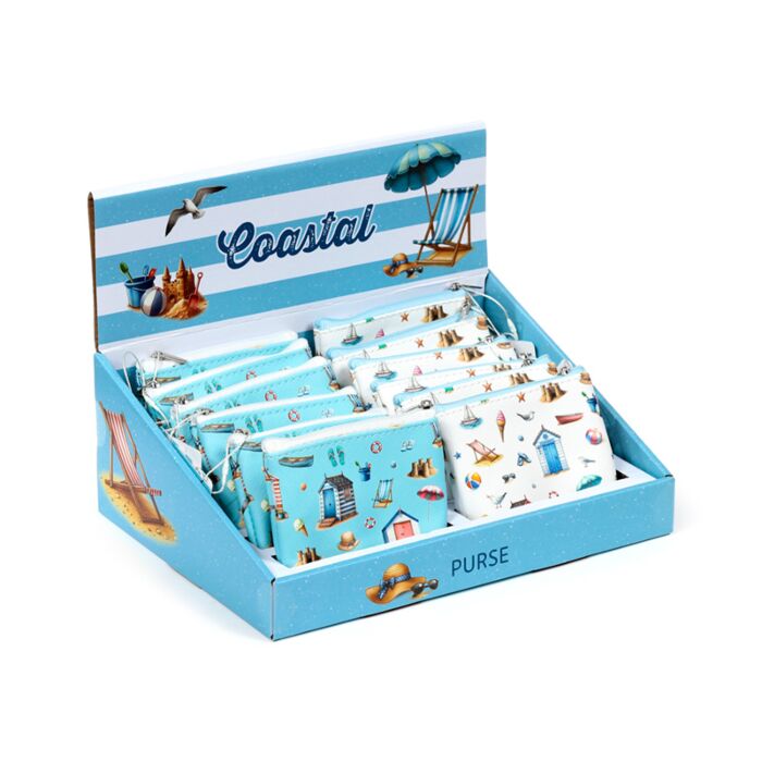 Coastal Strand Küste PVC Geldbörse