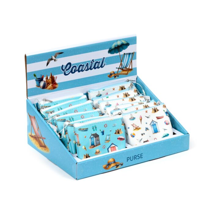 Coastal Strand Küste PVC Geldbörse