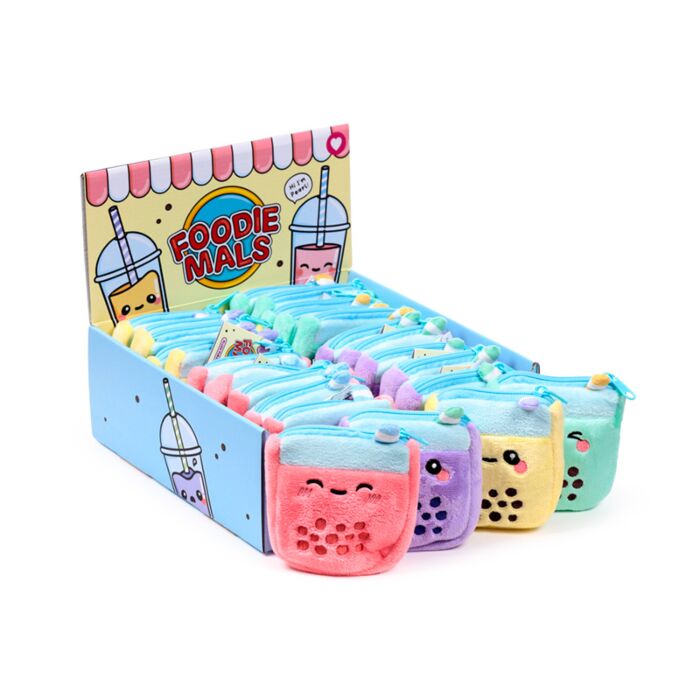 Foodiemals Bubble Tea Mini Plüsch Geldbörse