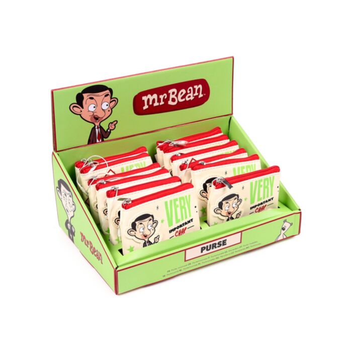 Mr Bean & Teddy Portemonnaie mit Reißverschluss
