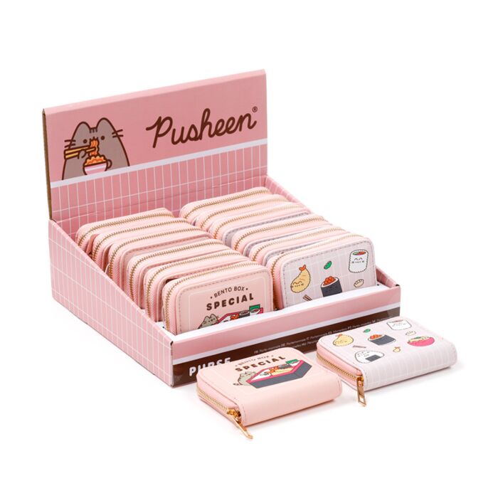 Pusheen the Cat Katze Sushi-Club Portemonnaie mit Reißverschluss - klein