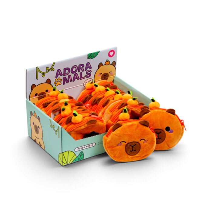 Adoramals Capybara Wasserschwein Mini Geldbörse