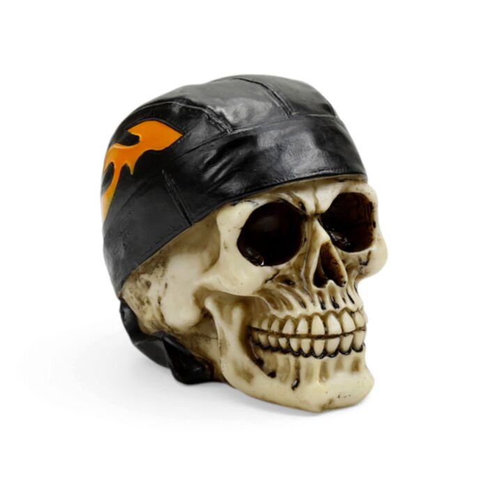 Totenkopf mit Biker-Bandana 