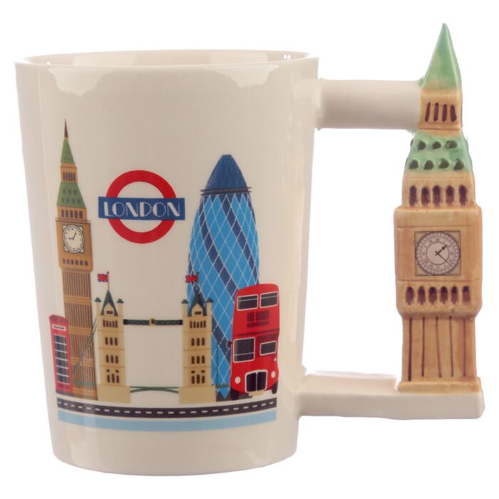Big Ben London Icons geformter Henkel Tasse  