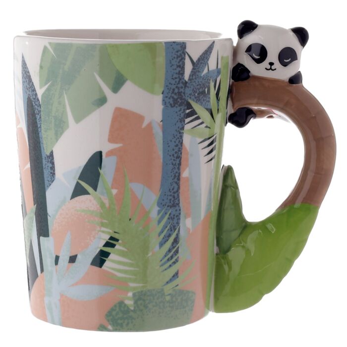 Pandarama Panda geformter Henkel Tasse