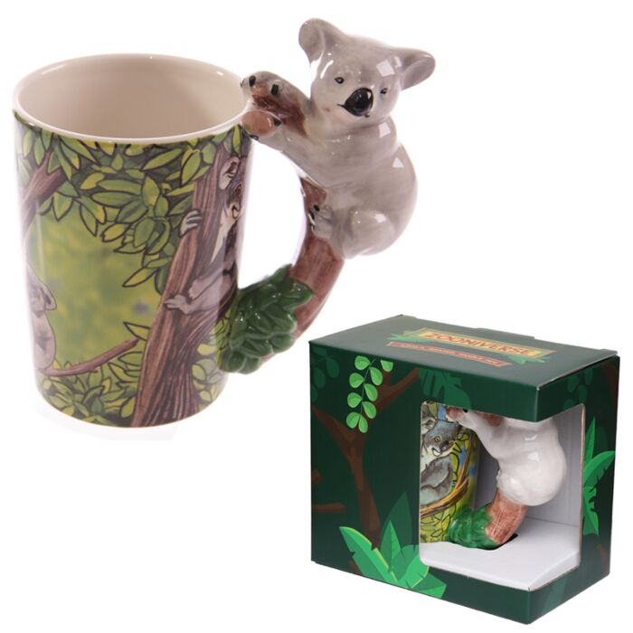 Koala geformter Henkel Tasse