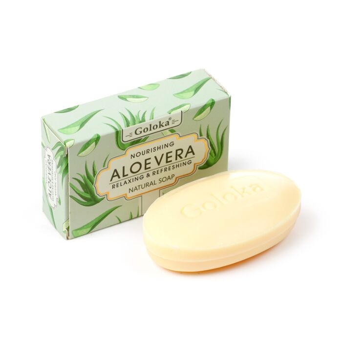 Goloka Aloe Vera Handgefertigte Seifenbar 