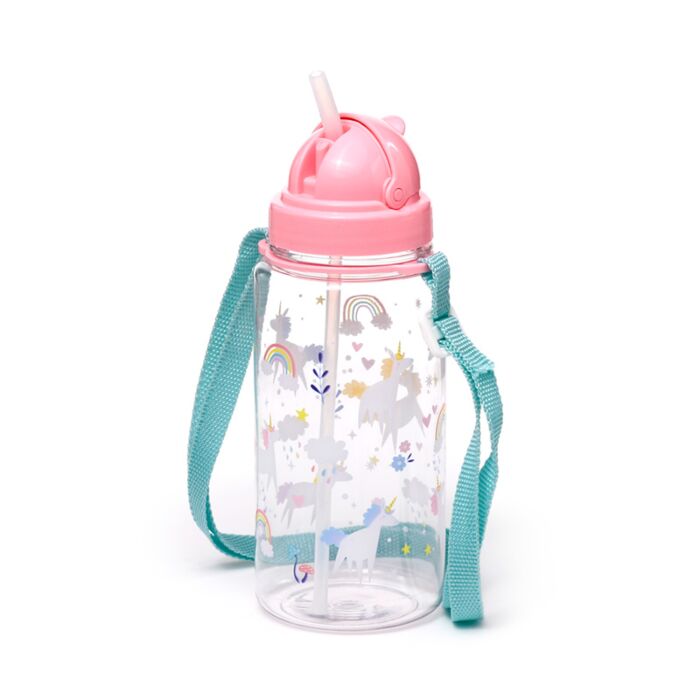 Unicorn Magic Einhorn 450ml bruchsichere Kinder Wasserflasche 