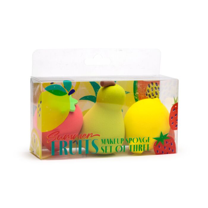 Summer Fruits Sommerfrüchte Make-Up-Schwämme 3 Stück im Set