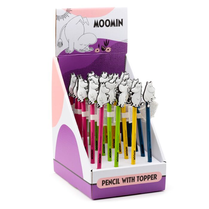 Moomin Mumin Bleistift mit PVC Topper