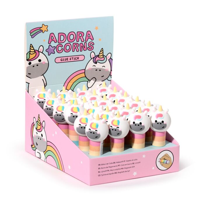 Adoracorns Astra das Einhorn Klebestift