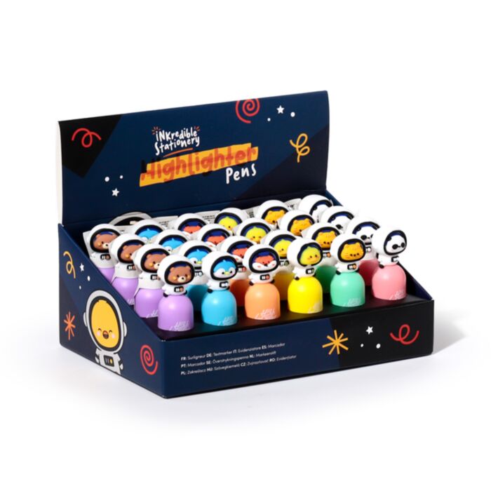 Space Cadets Weltraum Astronaut Textmarker mit Topper
