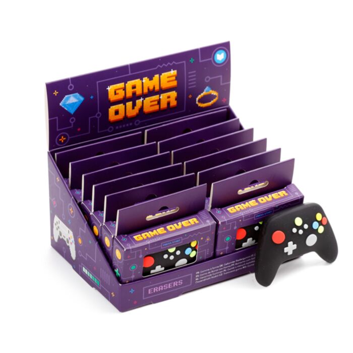 Game Over Controller-förmigers Radiergummi