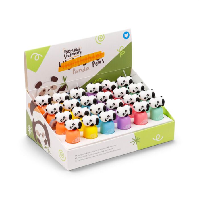 Panda Textmarker mit Topper