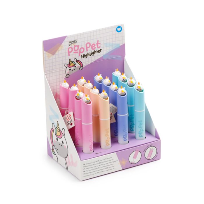 Adoracorns Einhorn Pop Pet Textmarker
