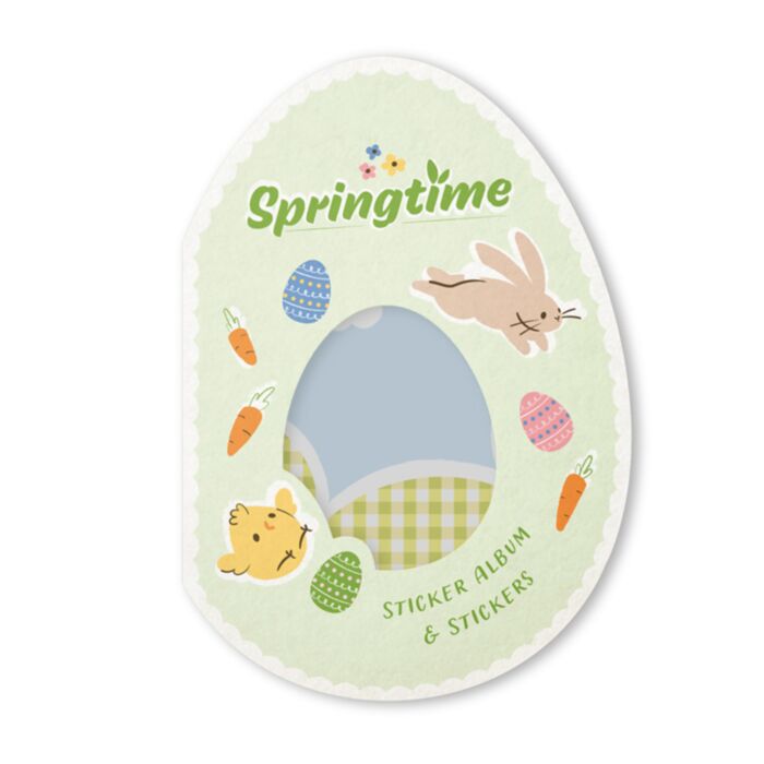 Springtime Ostern Stickerbuch und Sticker