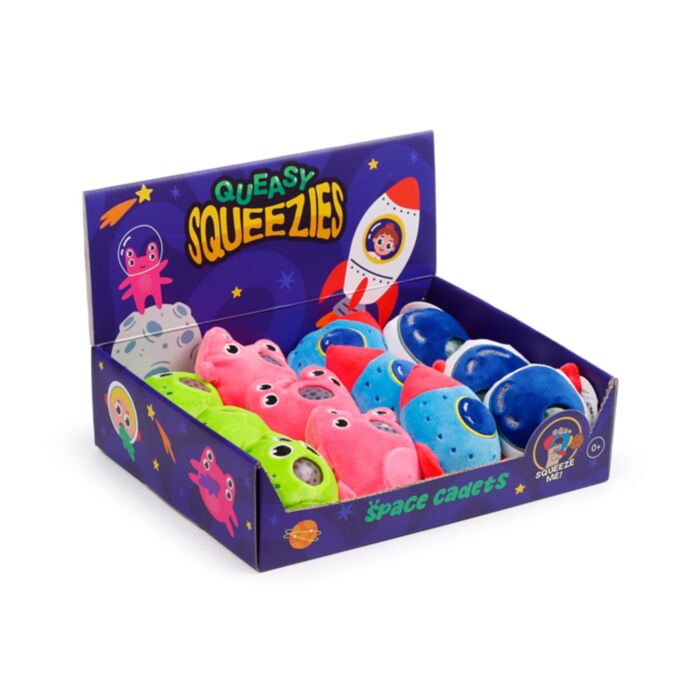 Queasy Squeezies Space Cadets Weltraum Astronaut Plüsch Quetschspielzeug