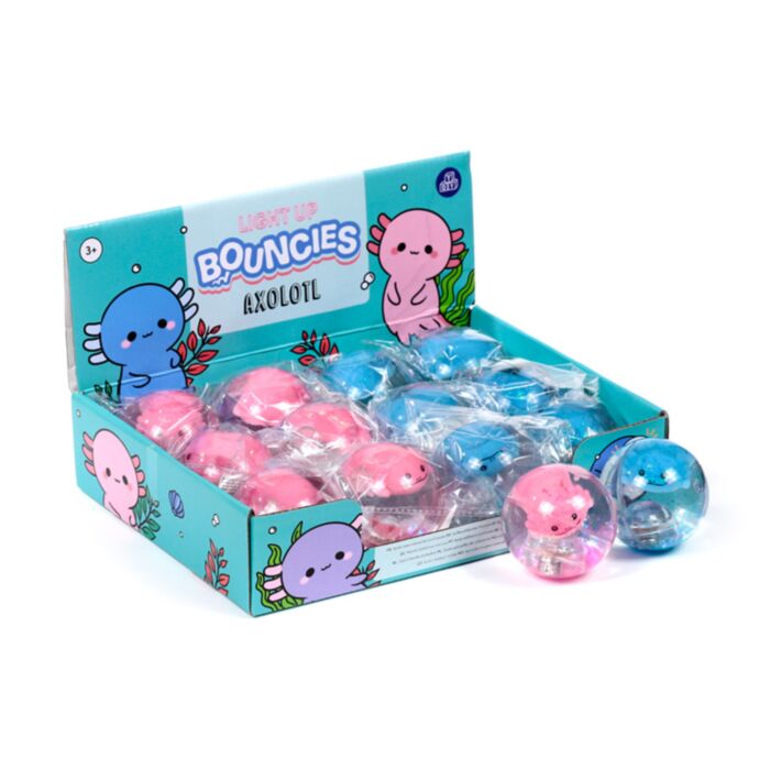 Axolotl Hoch springender blinkender LED-Flummi