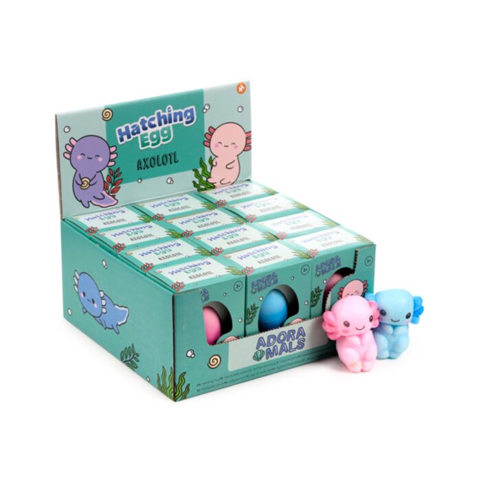 Adoramals Maddie the Axolotl Salamander Schlüpfendes Ei