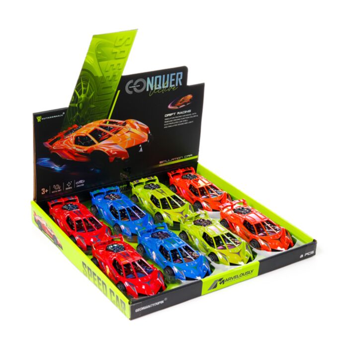Push/Pull Drift-Auto Action-Spielzeug mit Reibungsantrieb