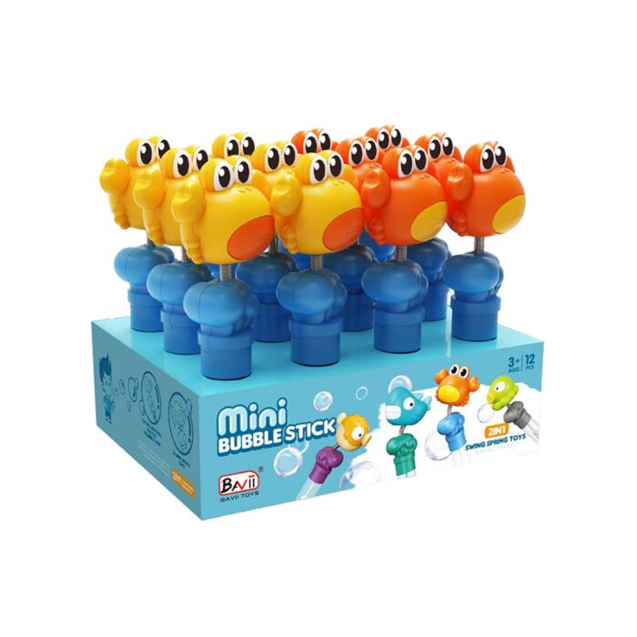 Krabben- und Tintenfisch-Seifenblasen