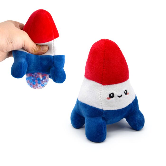 Queasy Squeezies Je t'aime Paris Eiffelturm Plüsch Quetsch-Spielzeug