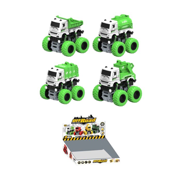 Stunt-Lastwagen Action-Spielzeug mit Reibungsantrieb