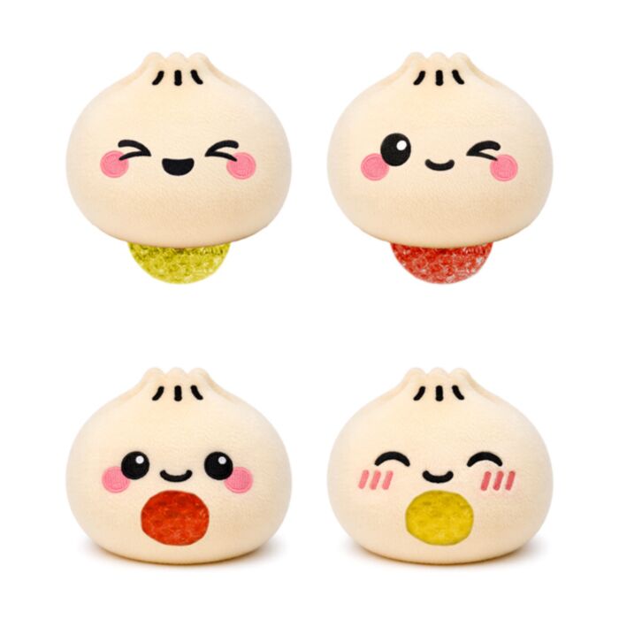 Queasy Squeezies Foodiemals Bao House Bao Bun Plüsch Quetsch-Spielzeug