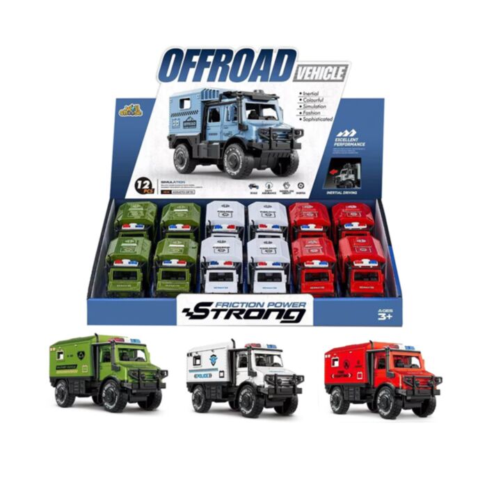 Feuerwehr-Offroad Fahrzeug mit Rückziehmechanismus