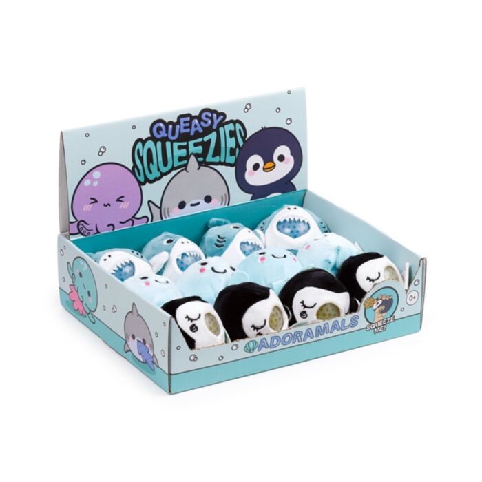 Queasy Squeezies Meerestiere Plüsch Quetschtiere Spielzeug