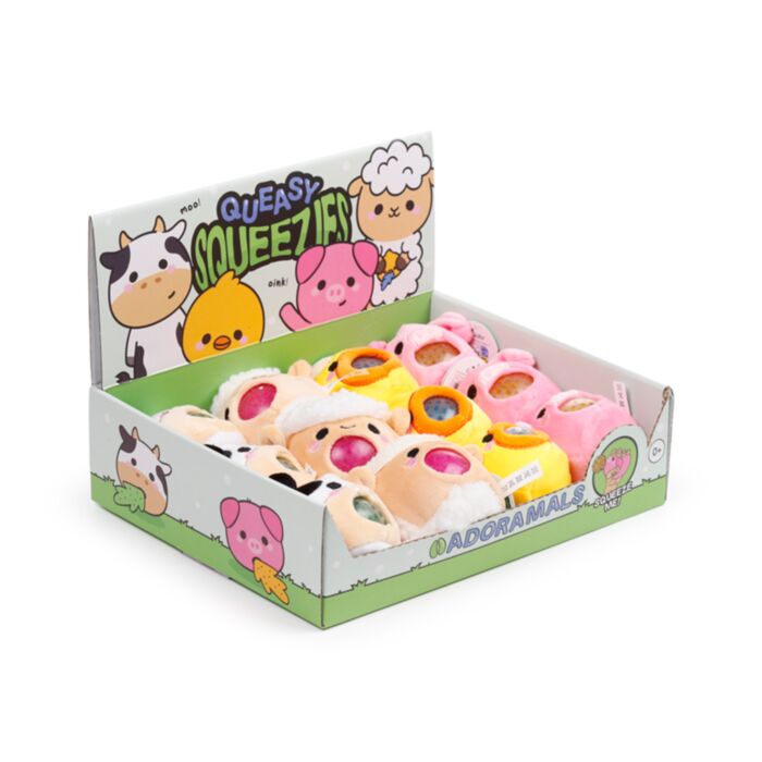 Queasy Squeezies Adoramals Bauernhoftiere Plüsch Quetschtiere Spielzeug