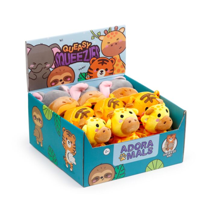Queasy Squeezies Adoramals Zoo Mix #2 Plüsch Quetschtiere